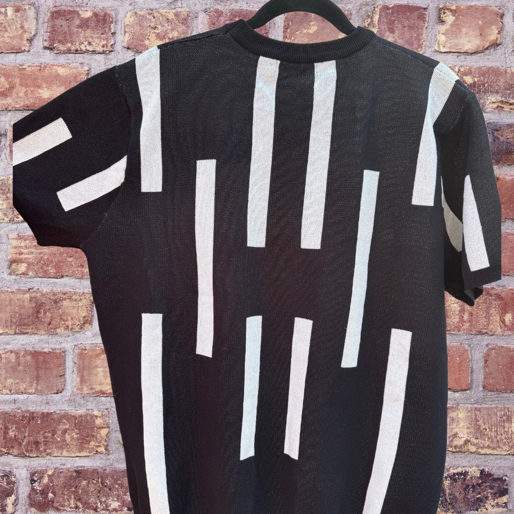 Stylish Black and White Men's Shirt